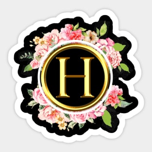 Letter H Shirt Alphabet Letter H Different Colors Sticker